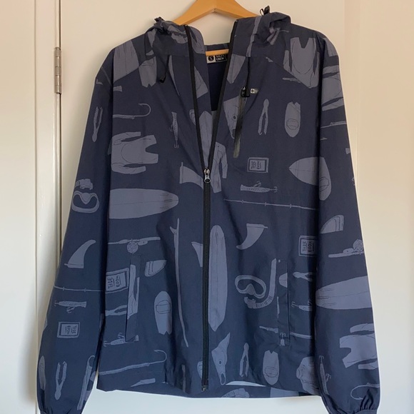 Salty Crew Other - SALTY CREW Men's Breezer Technical Shell Jacket - Dark Navy Size Large - New
